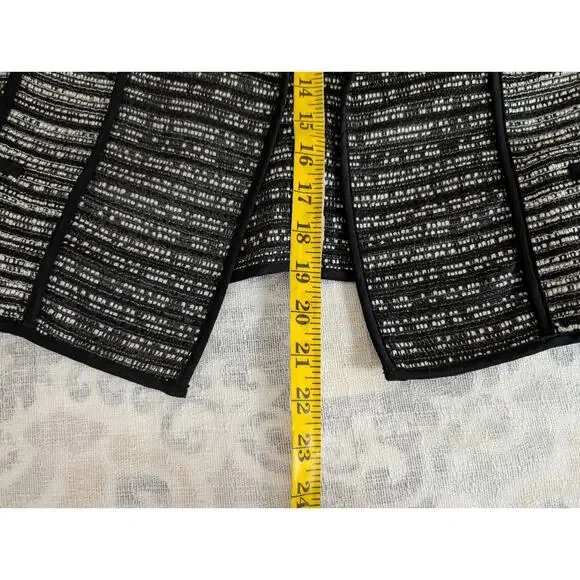 Milly Open Front Wool Blend Tweed Jacket - Picture 14 of 14